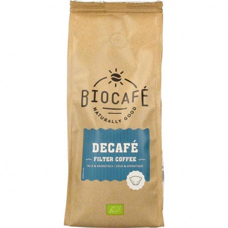 Filterkoffie cafeinevrij/decaf bio van Biocafe