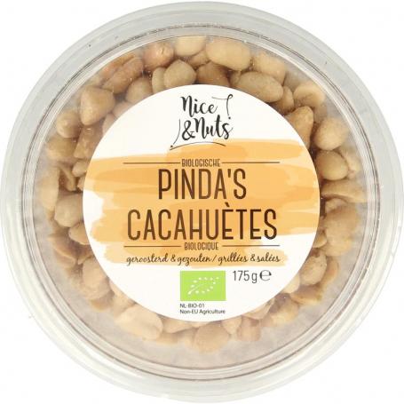 Pinda's met zeezout geroosterd bio van Nice & Nuts
