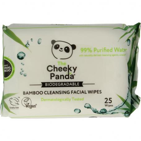 Bamboe gezichtsreinigingsdoekjes parfumvrij van The Cheeky Panda