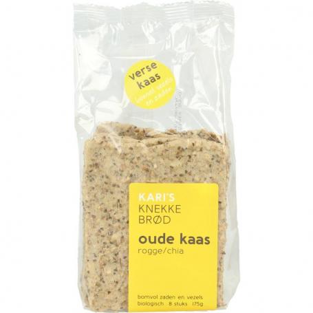 Knekkebrod oude kaas bio van Kari's Crackers