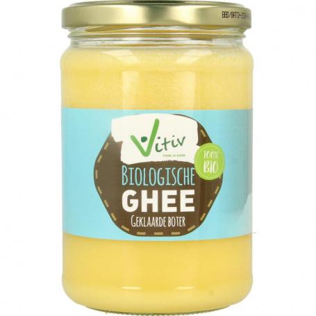 Ghee geklaarde boter bio van Vitiv