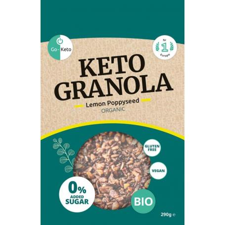 Granola citroen maanzaad bio keto koolhydr arm gv van Go-Keto