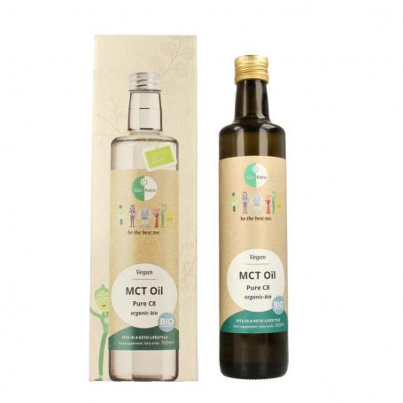 MCT olie C8 premium biologisch van Go-Keto