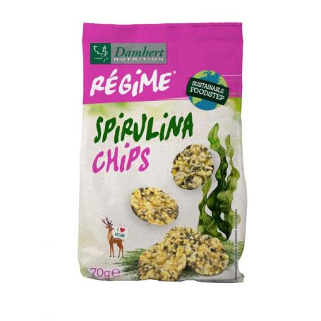 Spirulina chips van Damhert