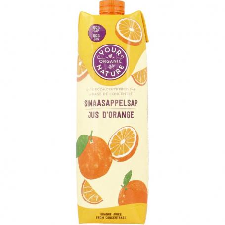 Sinaasappelsap bio van Your Organic Nature
