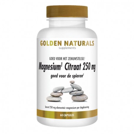 Golden Naturals Magnesium Citraat 250 mg