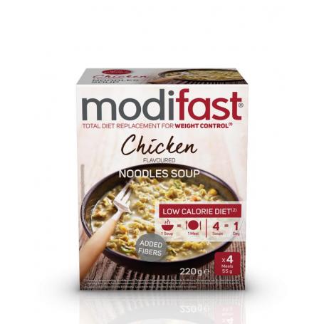 Intensice chicken noodles soup van Modifast