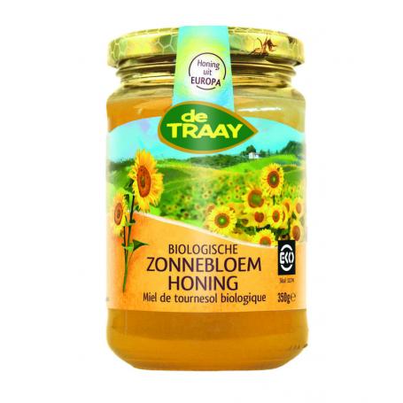 Zonnebloem honing creme bio van Traay