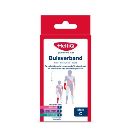 Buisverband 1m x 6.75cm maat C van Heltiq
