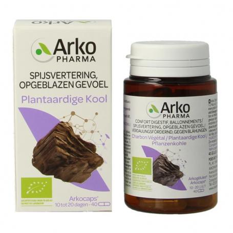 Plantaardige kool bio van Arkocaps
