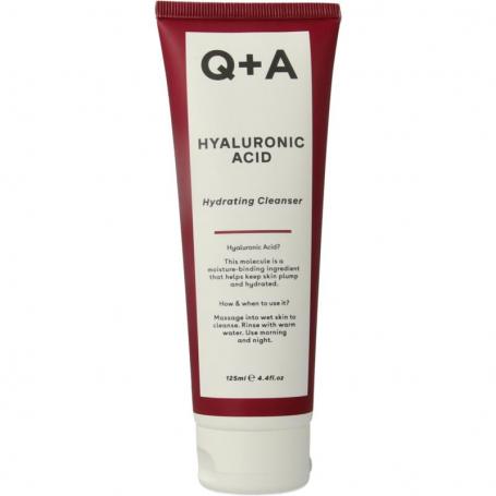 Hyaluronic acid cleansing gel van Q+A