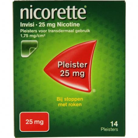 Pleister 25mg van Nicorette