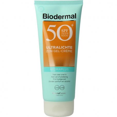 Gelcreme ultralicht SPF50+ van Biodermal
