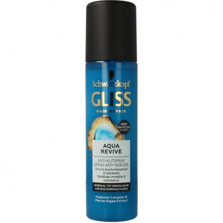 Anti klit spray aqua revive van Gliss Kur