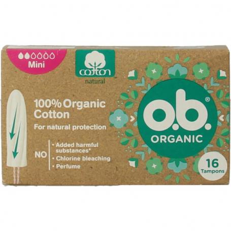 Tampons organic mini van OB