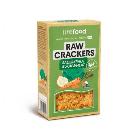 Life crackers zuurkool boekweit raw bio van Lifefood
