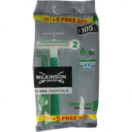 Extra2 sensitive 10+5 gratis van Wilkinson
