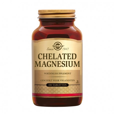 Solgar Chelated Magnesium (100 tabletten) van Solgar