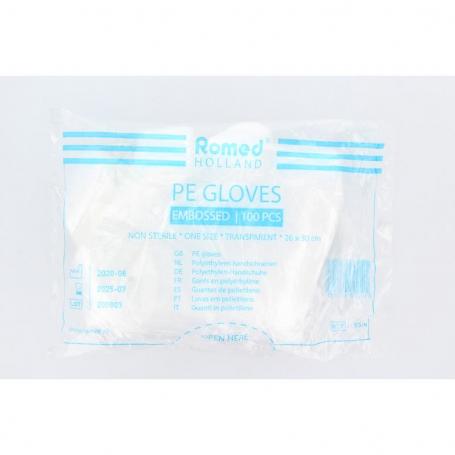 Polyester handschoen ruw van Romed