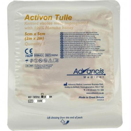 Activon manuka gaasverband 5 x 5 van Advancis