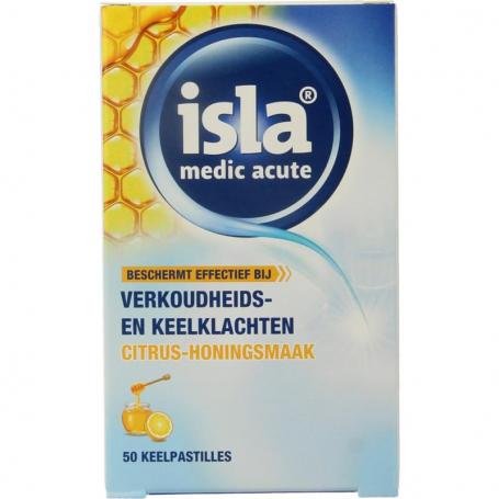 Citrus honing keelpastille van Isla