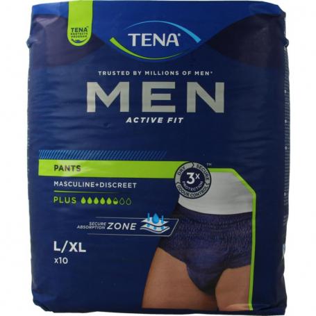 Men active fit pants plus L/XL van Tena