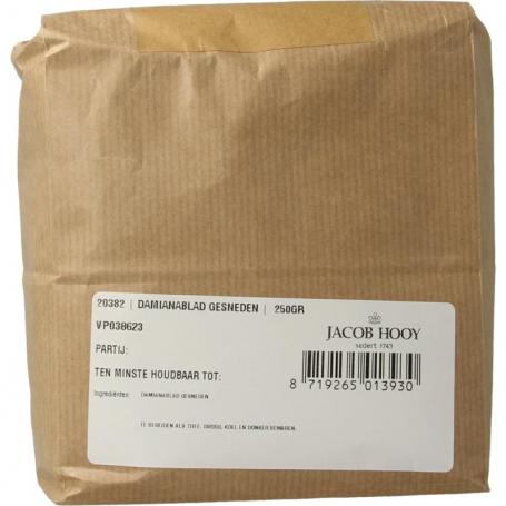 Damianablad gesneden van Jacob Hooy