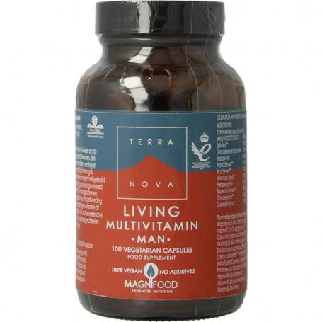 Terranova Living multivitamin man (100 capsules) van Terranova
