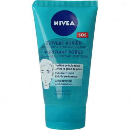 SOS zuivert porien dagelijkse reinigingsscrub van Nivea