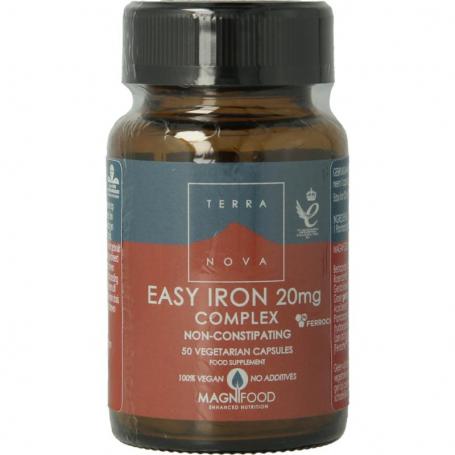 Terranova Easy iron 20 mg complex (50 capsules) van Terranova