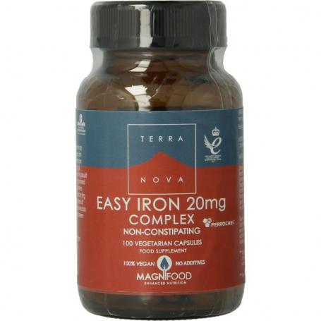 Terranova Easy iron 20 mg complex (100 capsules) van Terranova