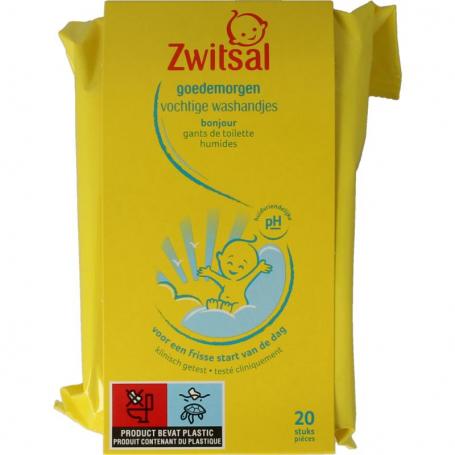 Goedemorgen vochtige washandjes van Zwitsal