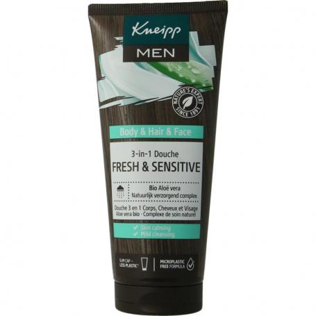 Men douche 3 in 1 fresh & sensitive van Kneipp