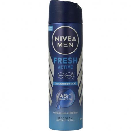 Men deodorant spray fresh active van Nivea