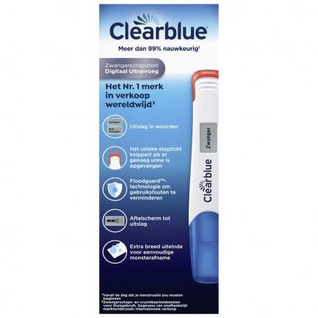 Digitaal ultra vroeg van Clearblue