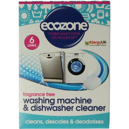 Wasmachine en vaatwasser ontkalker van Ecozone