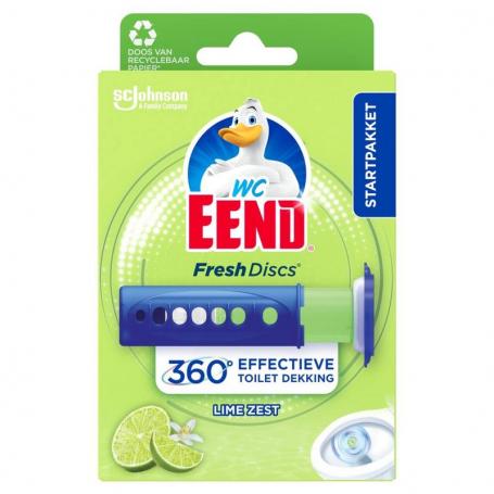 Fresh disk houder lime van WC Eend