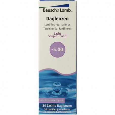 Daglenzen -5.00 van Bausch & Lomb