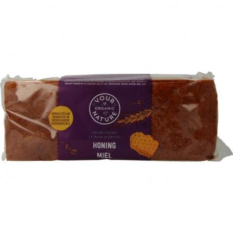 Ontbijtkoek honing - rogge bio van Your Organic Nat