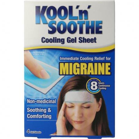 Migraine gelstrips van Kool'n'soothe