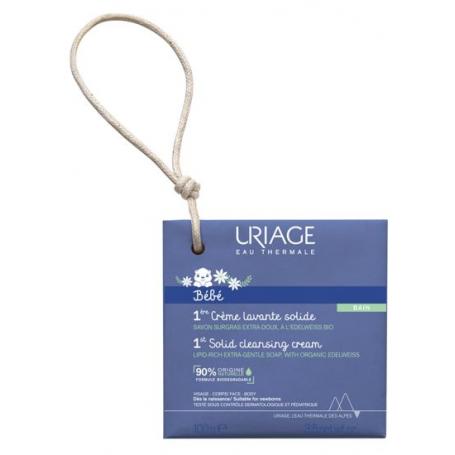 Bebe 1ere creme lavante solide van Uriage
