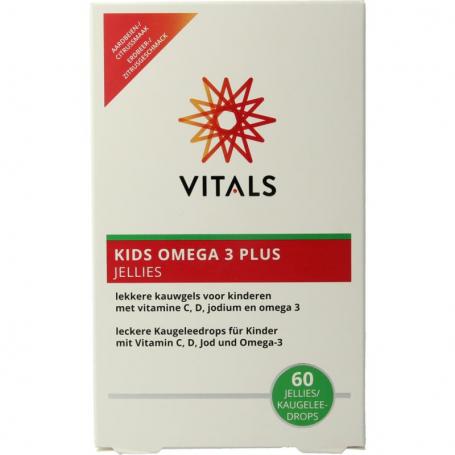 Vitals Kids omega 3 plus jellies (60st) van Vitals