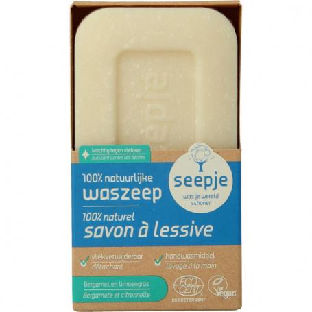 Waszeep & vlekverwijderaar bergamot & limoengras van Seepje