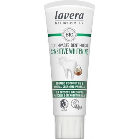 Tandpasta sensitive whitening bio van Lavera