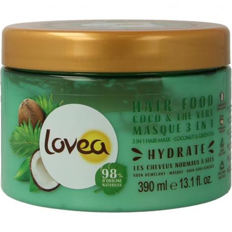 3-in-1 Hair mask coco & green tea van Lovea
