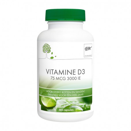 G&W Vitamine D3 75 mcg (365 capsules)