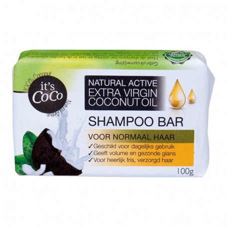 It's Coco Shampoo Bar Normaal Haar (100 gr) van It's Coco