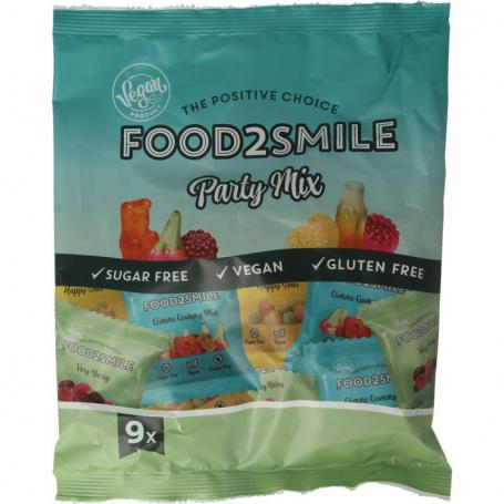 Party mix uitdeelzak 9 zakjes van Food2Smile