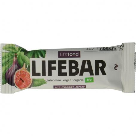 Lifebar energiereep vijg raw en bio van Lifefood