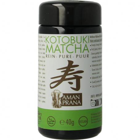 Kotobuki matcha bio van Amanprana